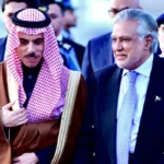 Saudi Arabia Foreign minister and Pakistan's foreign minister Ishaq Dar