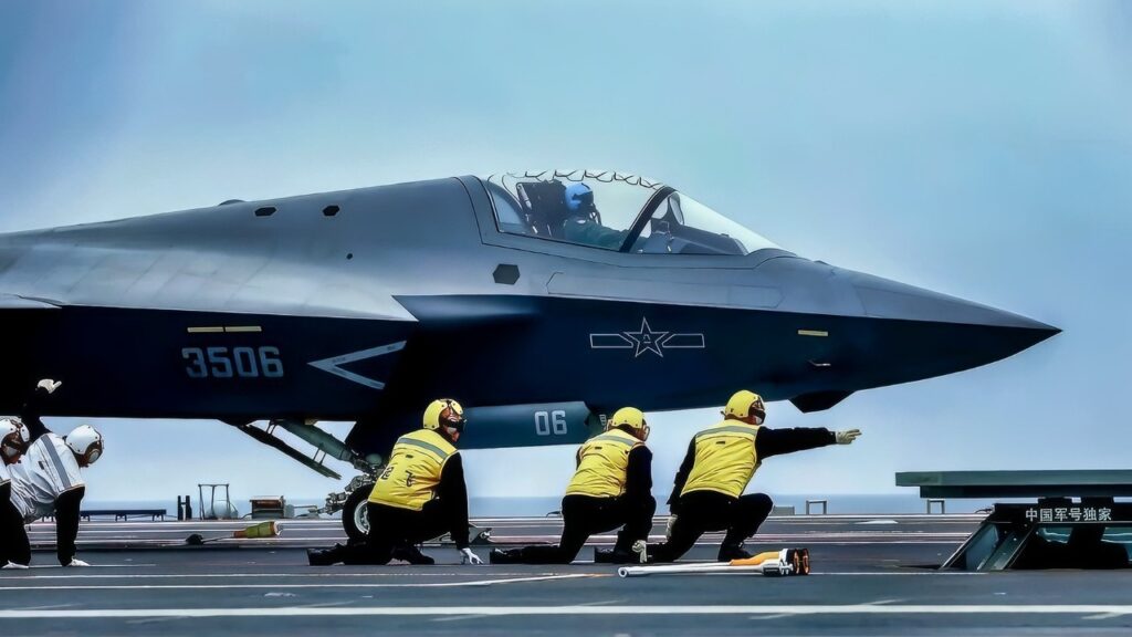 China J-35 Fighter. Image Credit: Chinese Navy/PLAN.