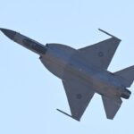 Azerbaijan Air Force JF-17 Block III fighters fly in formation over Baku during the 2025 Victory Day parade, symbolizing the emerging trilateral military alliance between Azerbaijan, Pakistan, and Türkiye.