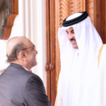 President Asif Ali Zardari meets Qatari Amir Sheikh Tamim bin Hamad Al Thani in Doha to strengthen defence, economic, and cultural cooperation between Pakistan and Qatar.