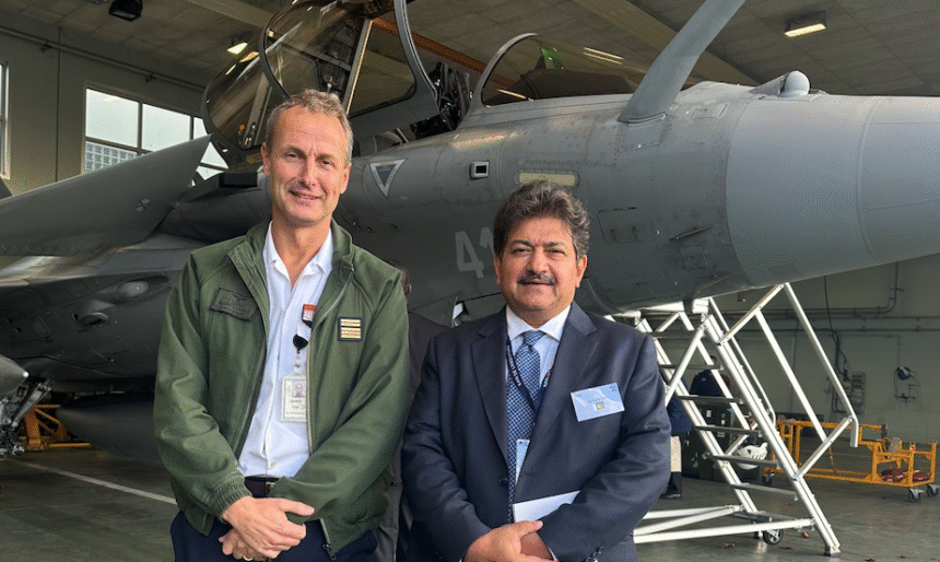 French naval commander Captain Jacques Launay speaking at an Indo-Pacific defense conference, confirming Rafale losses in the May 2025 India-Pakistan air battle were due to operational mistakes, not technological shortcomings.