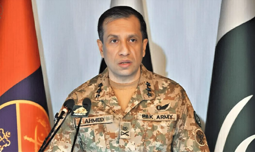 "DG ISPR delivers firm message: 'Nobody will be allowed to create fissure between armed forces and public.' The military spokesperson emphasized that one individual's desires cannot supersede the interests of the state of Pakistan."
