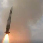 "Pakistan Navy conducting live firing exercise of LY-80 surface-to-air missile from vertical launching system in the North Arabian Sea, demonstrating advanced naval defense capabilities"