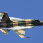 "Pakistani JF-17 Thunder fighter jet in flight - the combat-proven aircraft at the center of a $4 billion defence deal between Pakistan and Saudi Arabia that would convert Saudi loans into military equipment purchases"